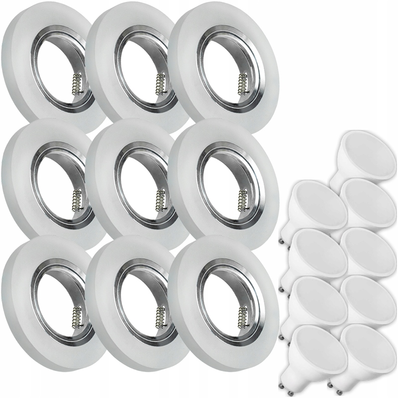 9X Skleněná Lampička Moderní Kulaté Svítidlo Silné Sklo 10W Led Žárovka