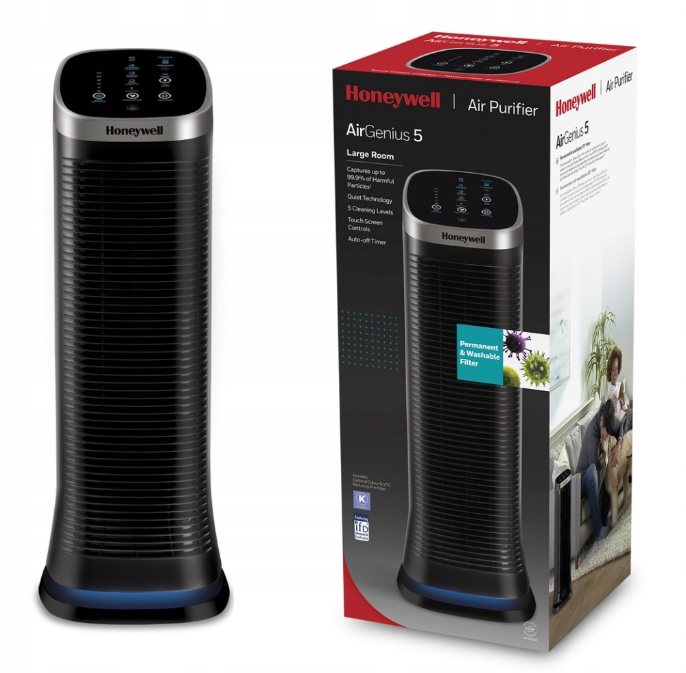 

Oczyszczacz powietrza Honeywell Aidc Air Genius 5