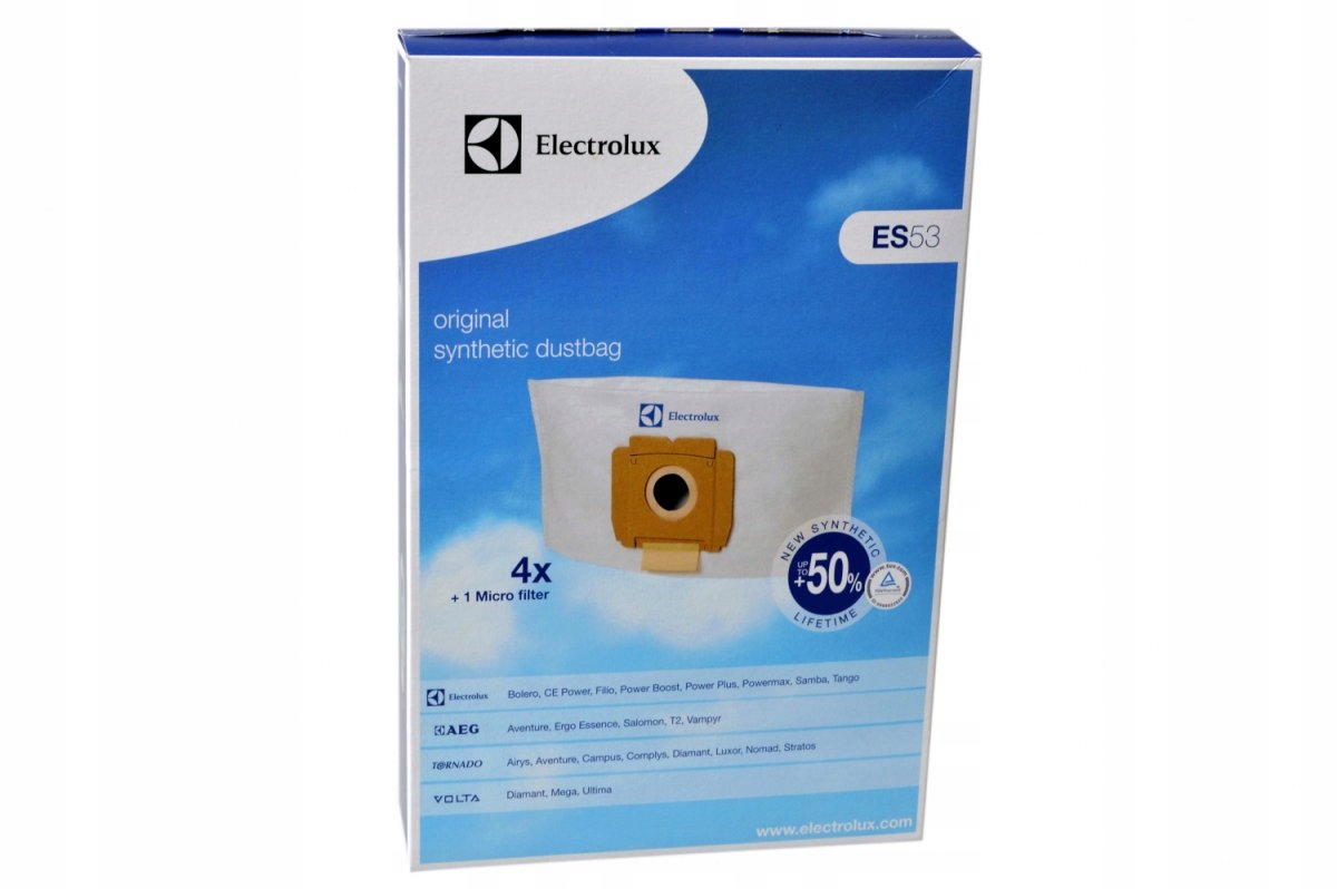 

Worki ES53 E53N 4szt i filtr odkurzacza Electrolux