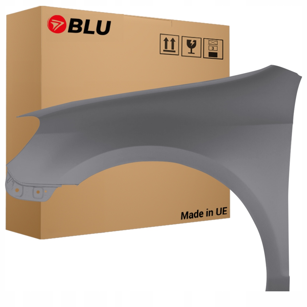 Blu Blatník Vw Golf VI 6 LA7T levý stříbrný 08-16 přední hatchback pozink