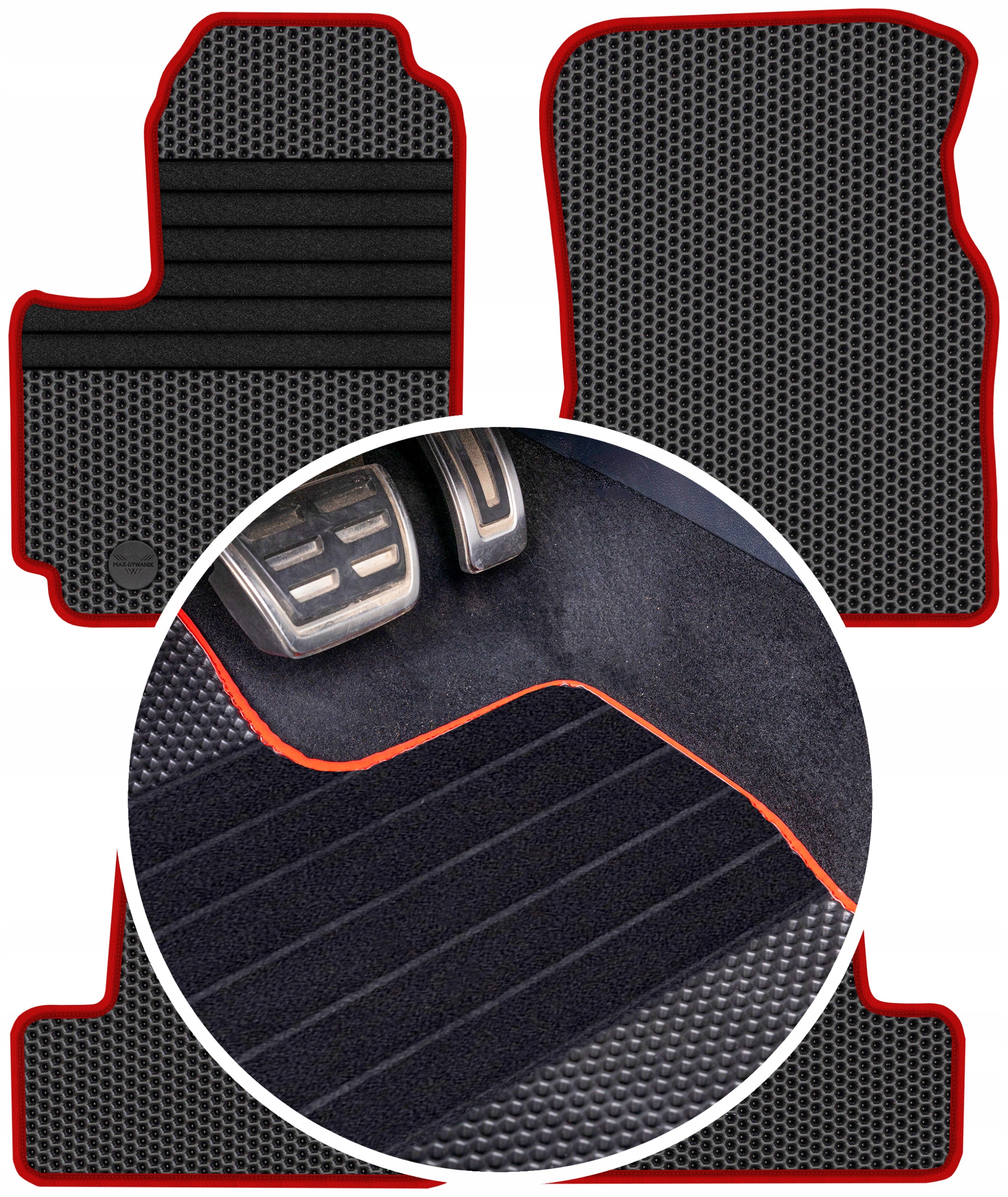 Toyota RAV4 II Fl 3D 2003-2006 Gumové rohože Eva Eternity Plastry Medu