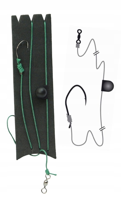 Hak 4/0 Zestaw Sumowy Catfish Rig Pcf Przypon Na Suma