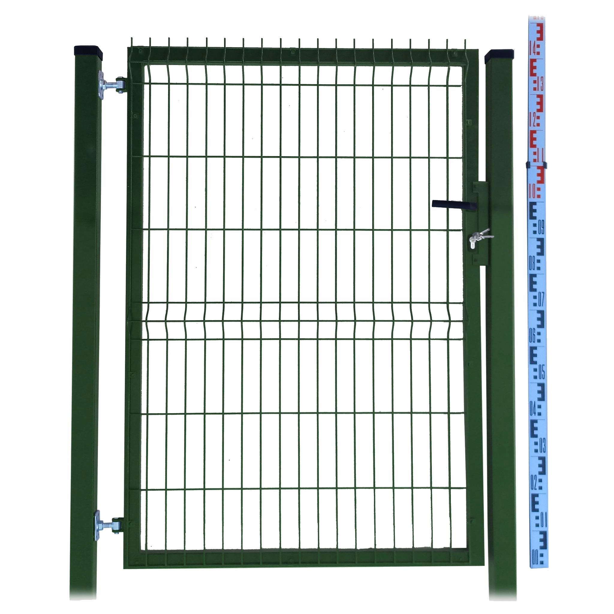 Branka 140 Cm zelená Panelová dva Sloupky RAL6005 plotová 143 cm