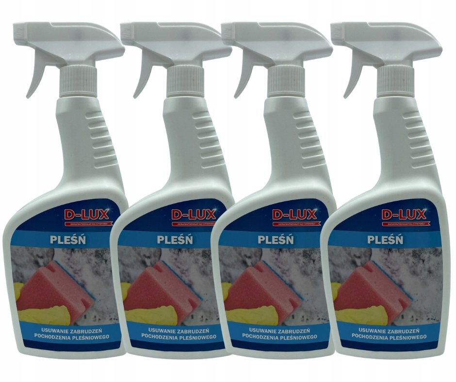 Levně D-lux Tekutý přípravek na plísně 4x500 ml Sada 4 lahví