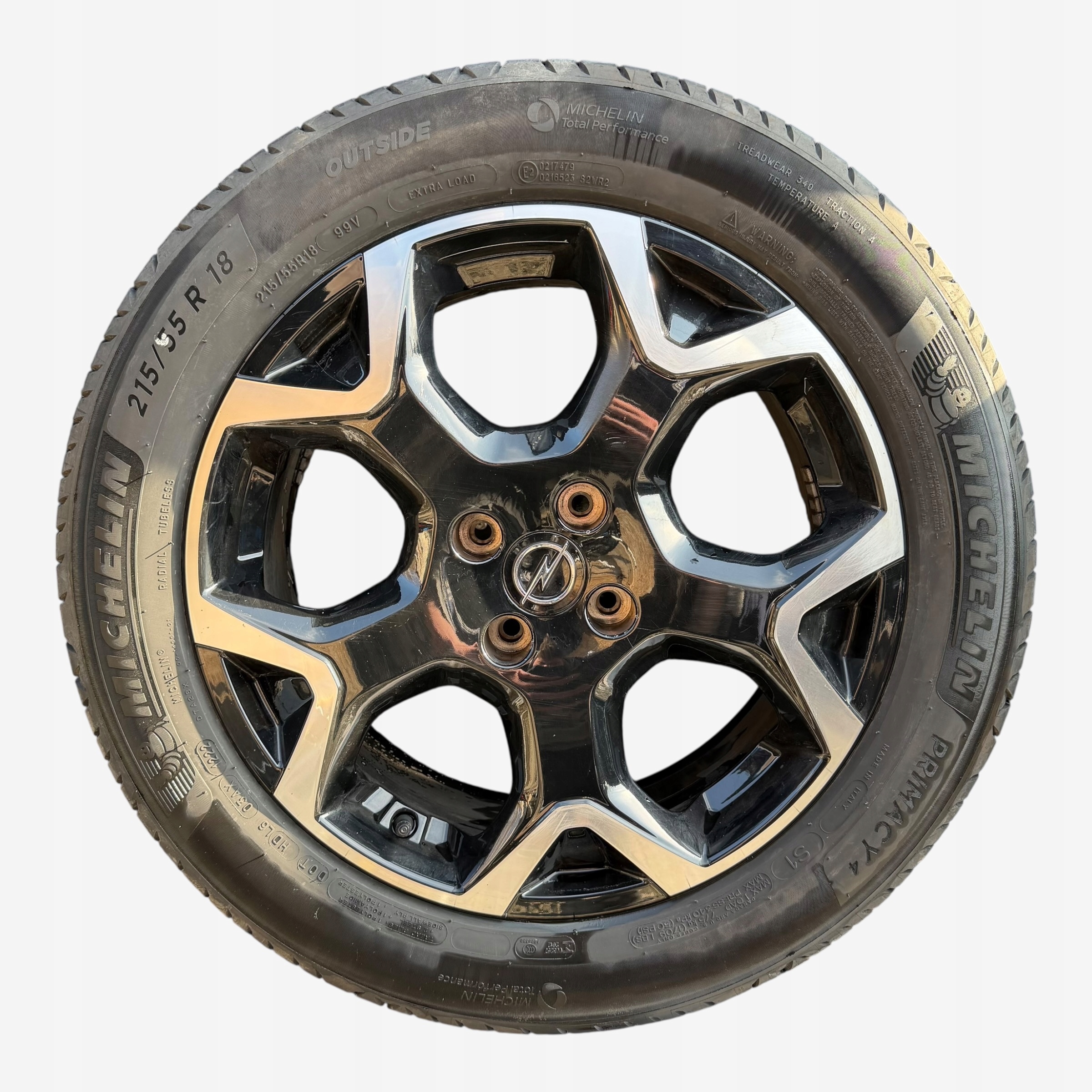 discs wheels tyres OPEL MOKKA B MICHELIN 215/55/18" 3MM summer