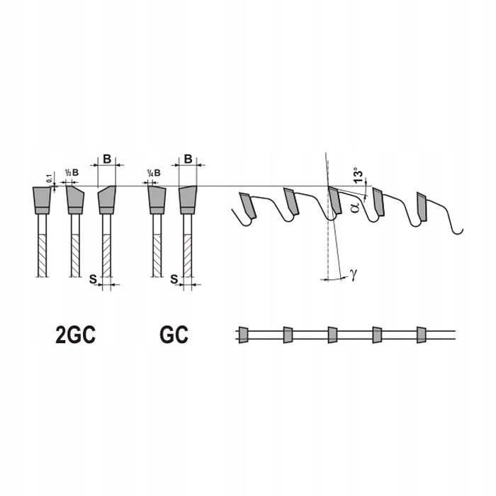 STEEL-TECH 0305X30X2,5/2,0/80Z GC10 - PIŁA/TARCZA Z PŁYTKAMI HM DO CIĘCIA K Marka Globus