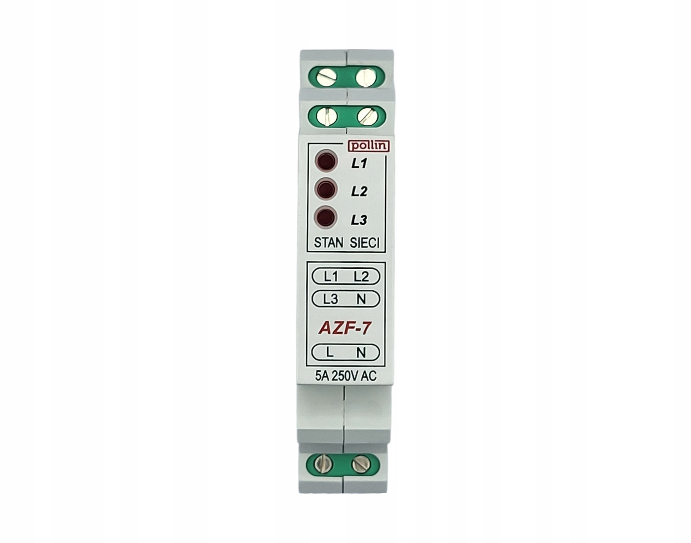 Automatický prepínač fáz AZF-7 – prepínač 5A, Trms, čas 100 ms Din