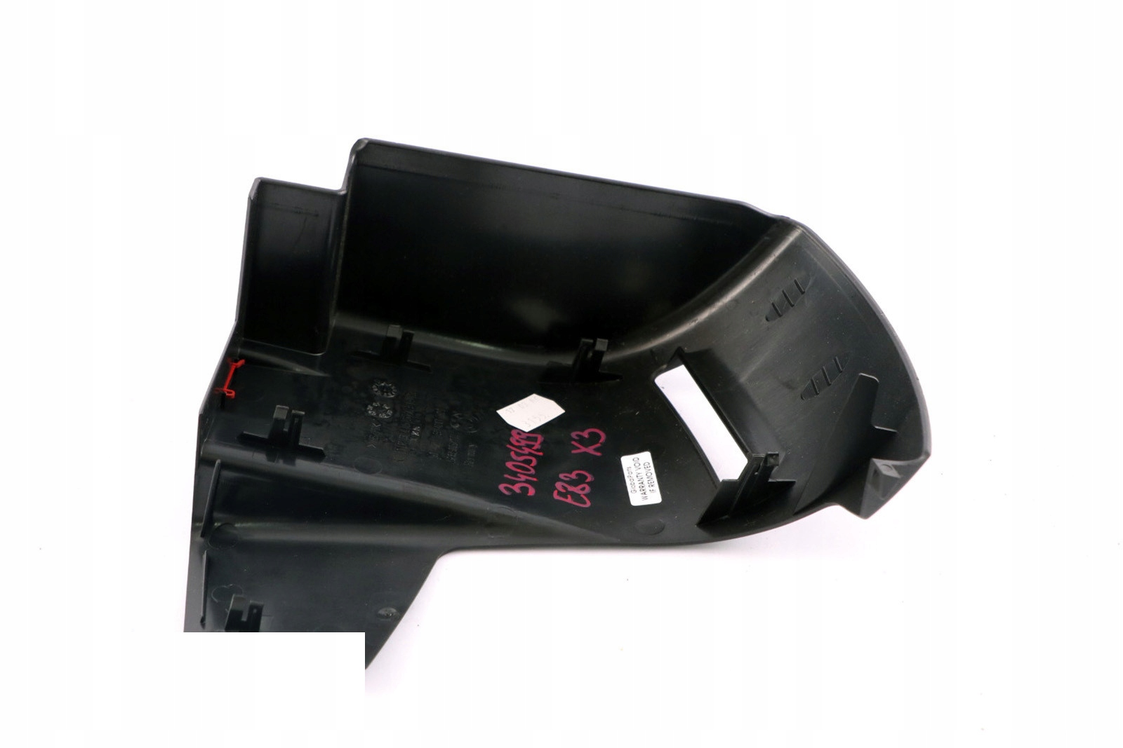 BMW E83 X3 защита корпус ремня левый зад 3400511