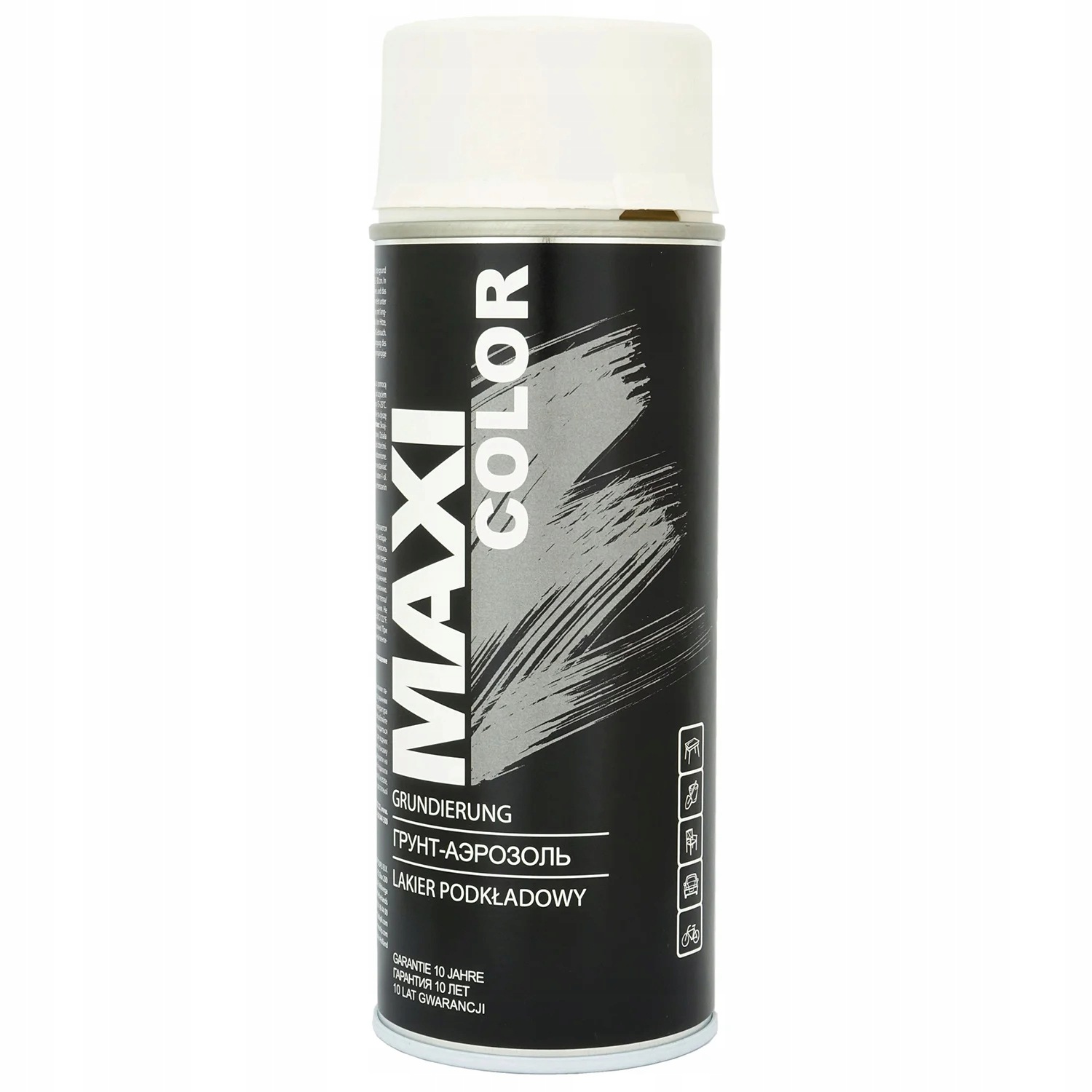 Maxi Color Podkład akrylowy biały spray 400 ml