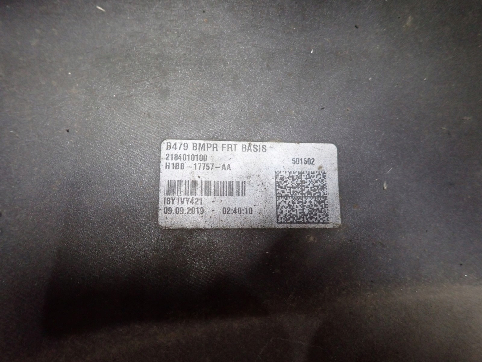 bumper front front FORD FIESTA MK8 VIII 2018-2021R H1BB-11757-AA