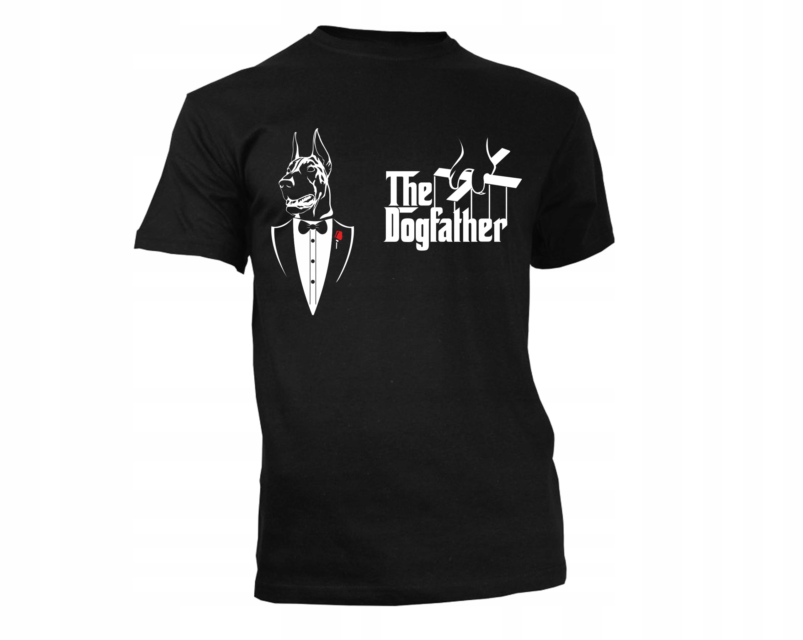 

Koszulka czarna tshirt Dog Father Psy Pies