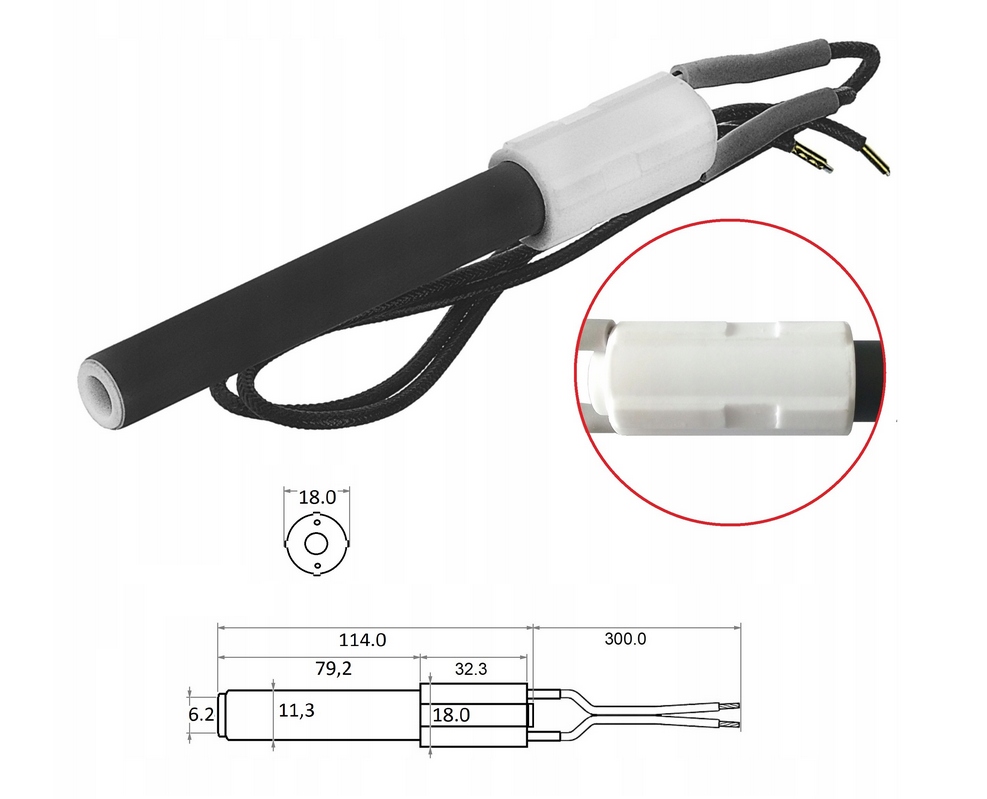 Zapalovač Kipi ohřívač pelet 260W keramický