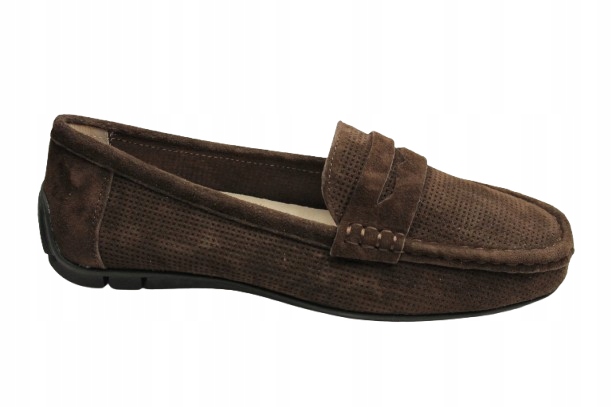 Mokasíny Venezia V408-04248-02TDM vel.38 Hnědé semišové
