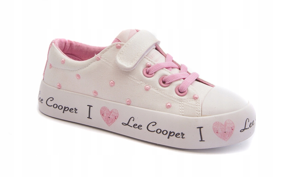 Lee Cooper Trampki dziecięce Lee Cooper Lcw białe 33