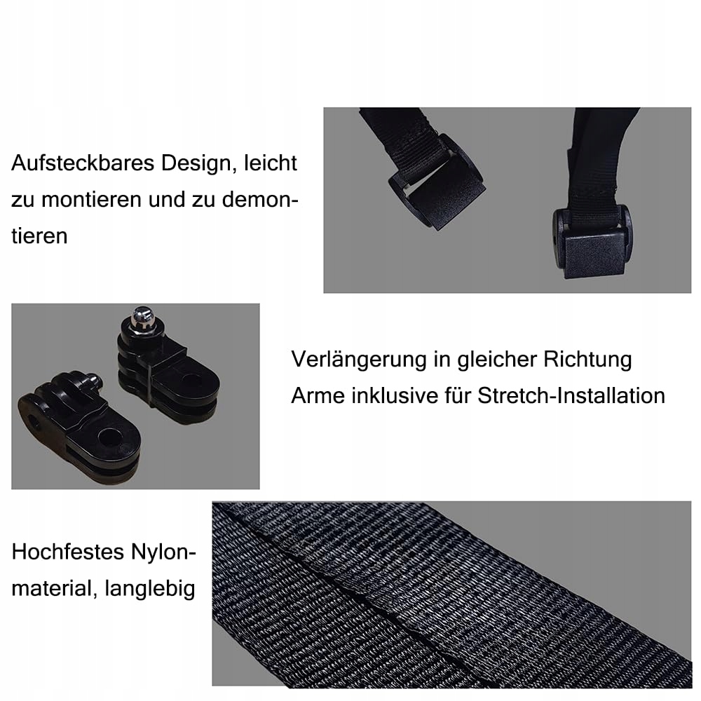 Uchwyt Pod Brodę Kasku do GoPro DJI Insta360 Action Cam Silikon RV MURTS — miniatura 5