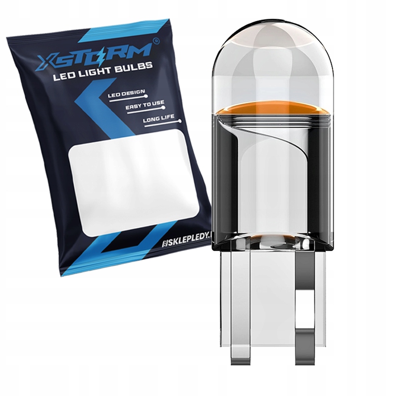 Żarówka Led W5W T10 Xstorm 360° Krystaliczna Cob