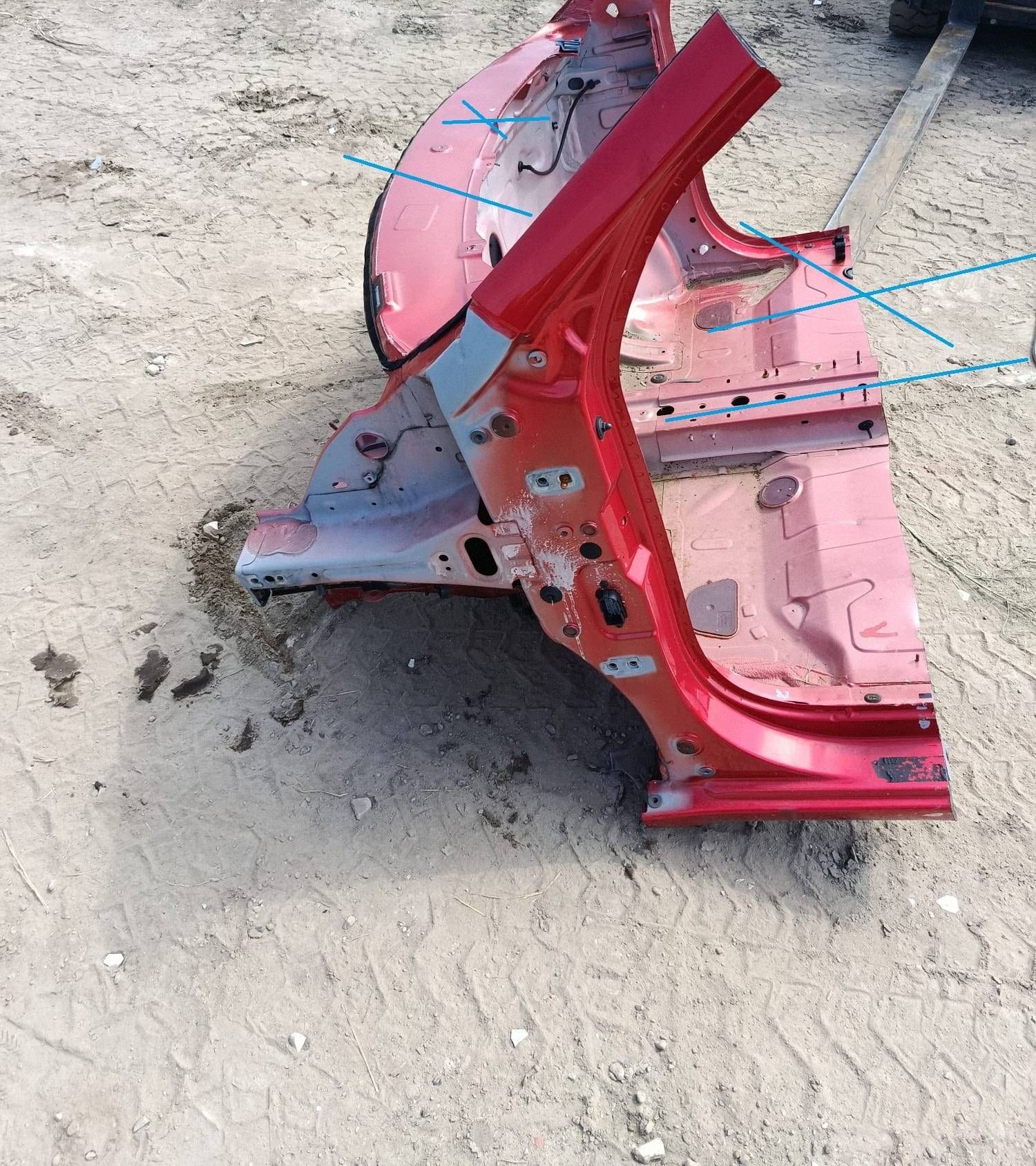 quarter front quarter bodywork side left Renault Twingo III TENNP