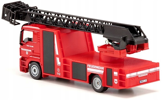 SIKU 2114 Wóz strażacki z drabiną | STRAŻ POŻARNA Model MAN