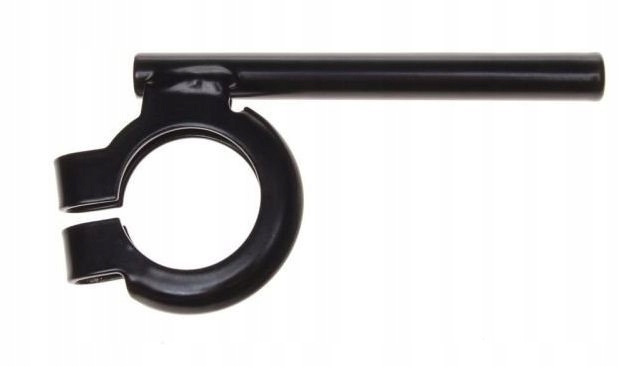Simson S51 Wspornik kierunkowskazu okrągłego przód 10mm Czarny SH5596
