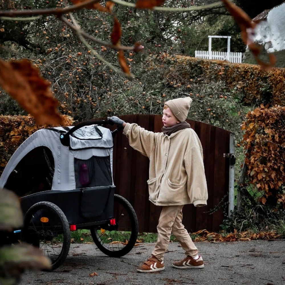 PRZYCZEPKA ROWEROWA 2 OSOBOWA BABY TROLD ZESTAW 3w1 JOGGER Marka Inna marka