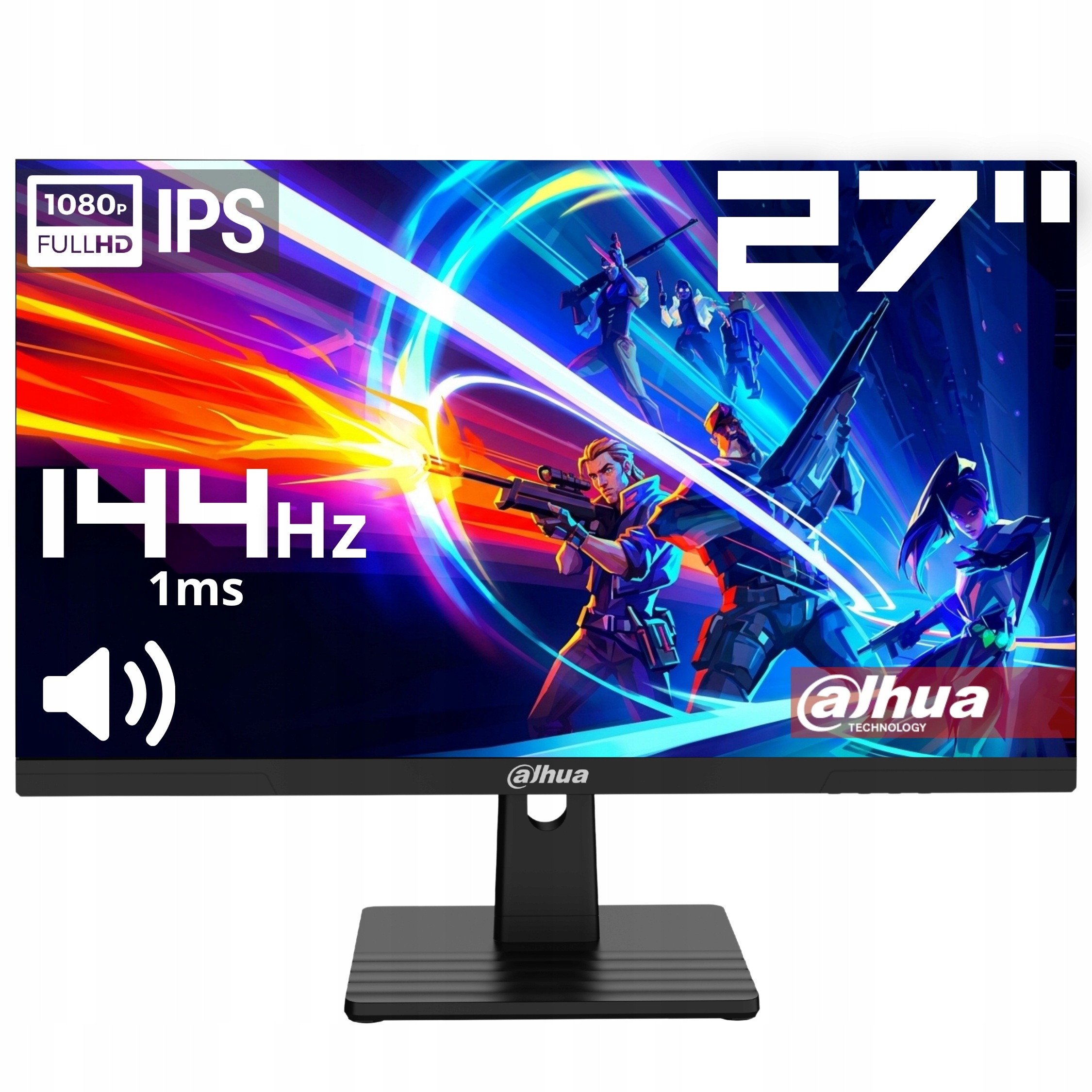Herní monitor 27 palců Led Full Hd 144 Hz 1MS Ips HDR10 Bezrámečkový