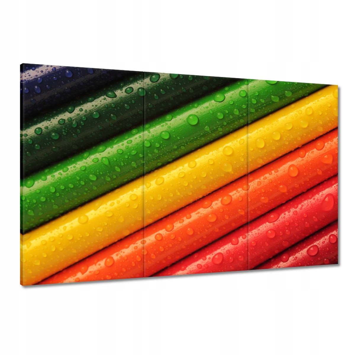 Obrazy 120x80 Barevné pastelky Barvy
