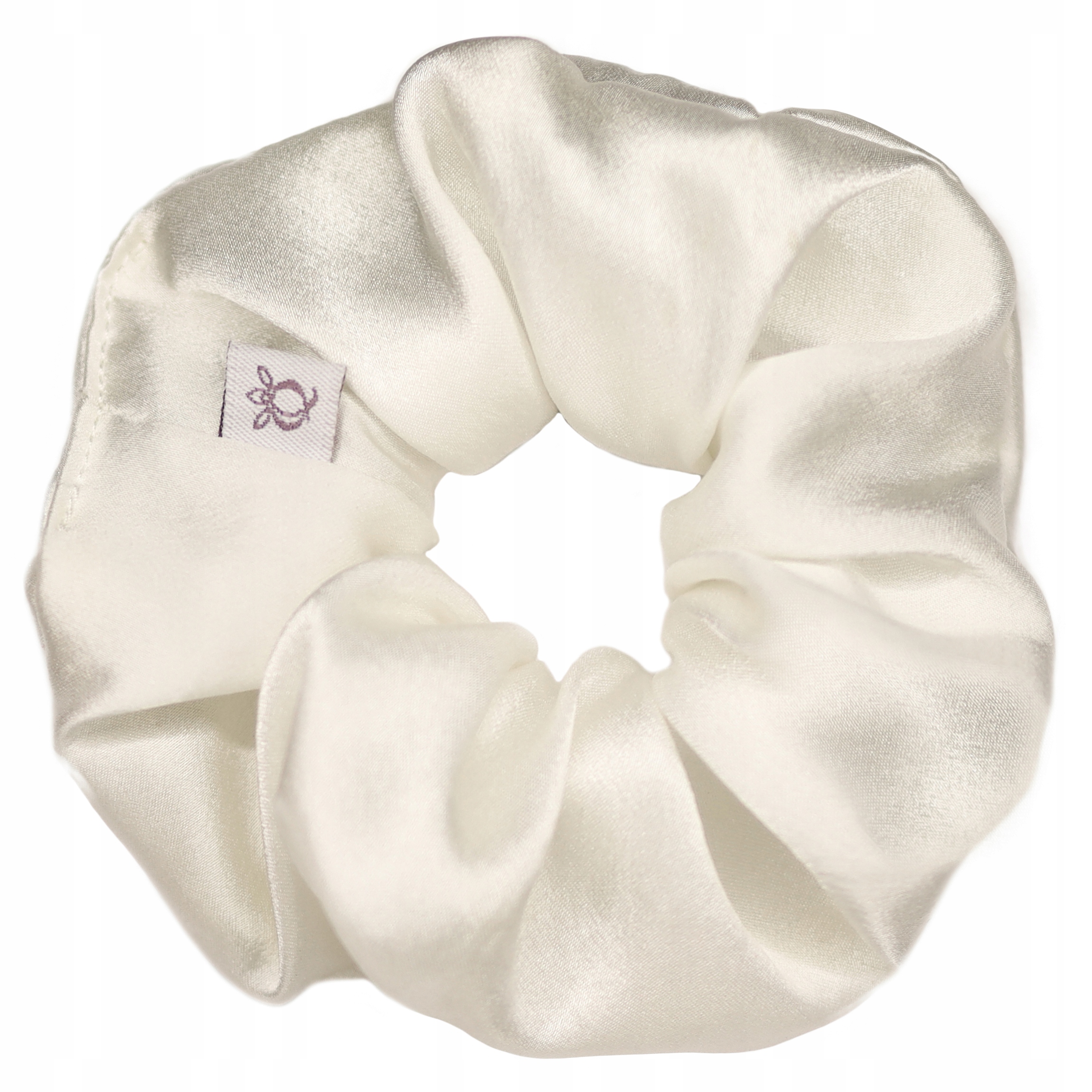 

Jedwabna Gumka Do Włosów Biała M od Queen Sleep