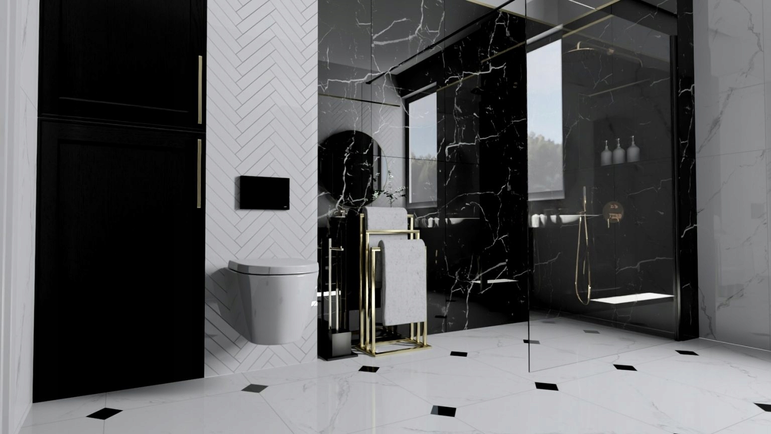 PŁYTKI PODŁOGOWE OKTAGONALNE GRES POLER 60x60cm CARRARA BLANCO BIAŁY MARMUR Jednostka sprzedaży sztuka