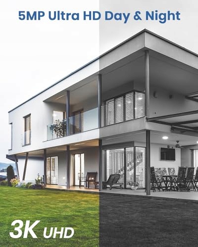 AOSU Kamera Zewnętrzna Z Panelem Solarnym Bezprzewodowa Z Czujnikiem Ruchu — miniatura 4