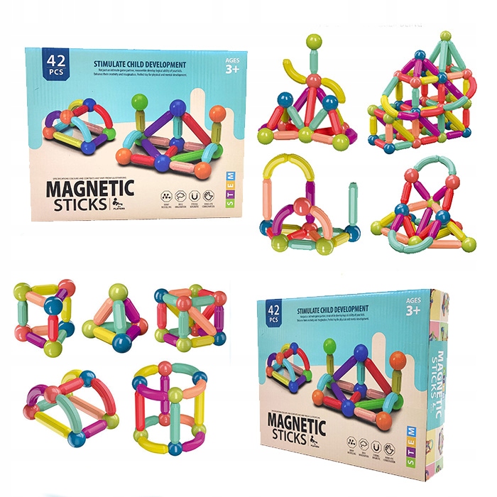

Klocki Konstrukcyjne Magnetyczne Duże Elementy 42
