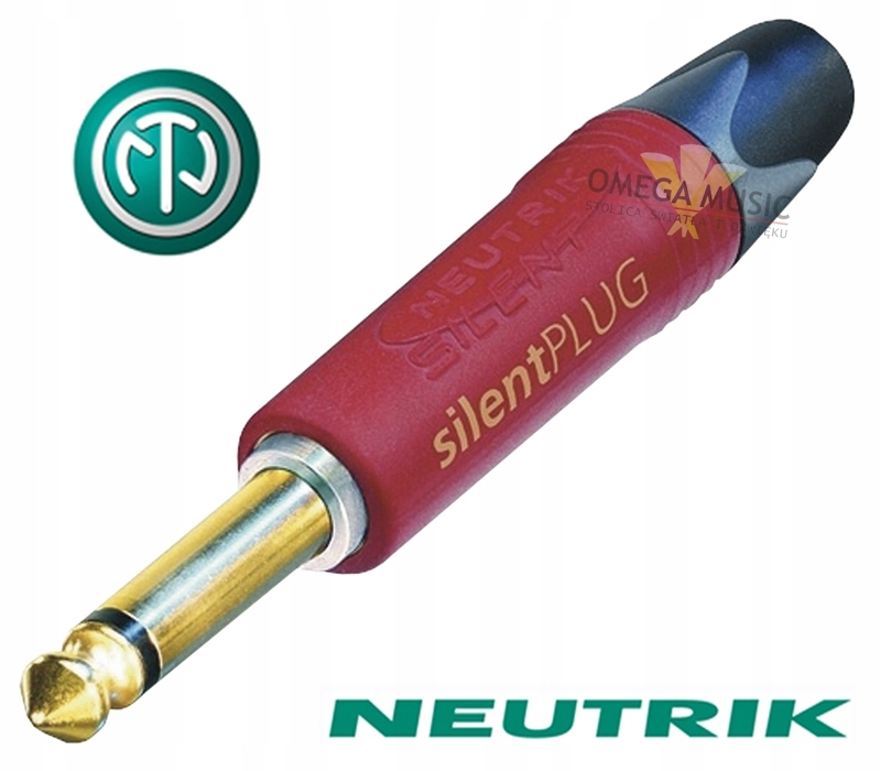 Neutrik NP2X-AU-Silent wtyk jack TS