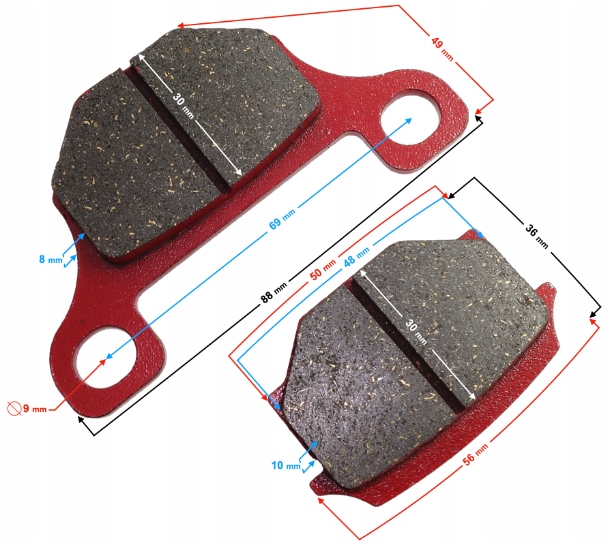 KLOCKI PRZÓD HAMULCA PRZEDNIEGO ROMET ROUTER WS50 Producent Moretti