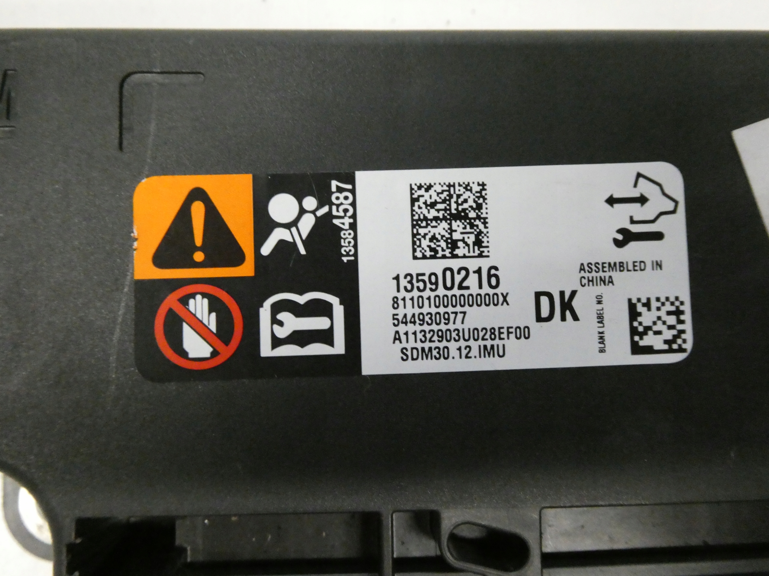 SENSOR modulo airbag airbag OPEL MOKKA A