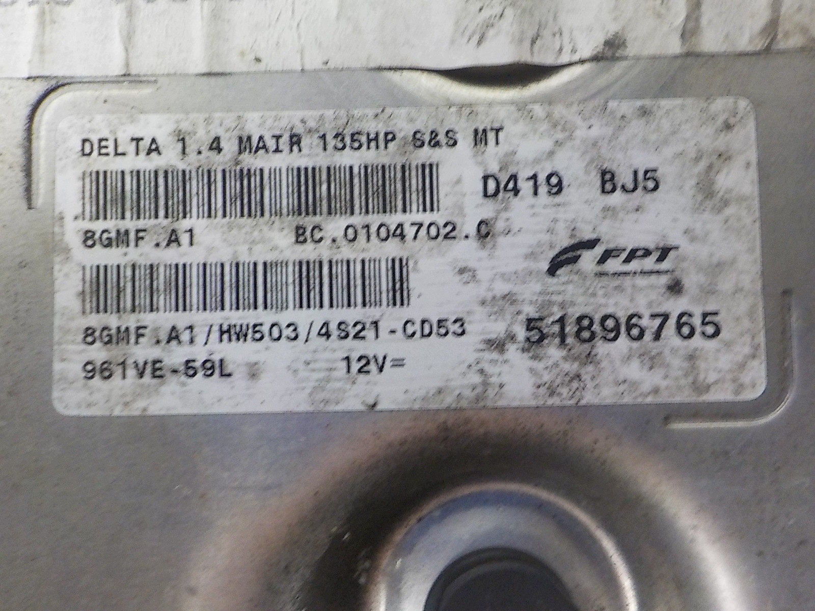 LANCIA DELTA Computer Bedienteil 51896765 4S51-CD53