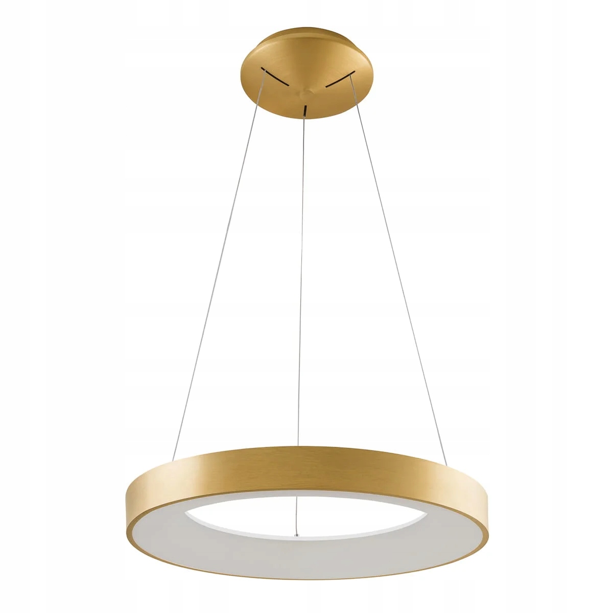 Závesná lampa Led luster zlatá biela okrúhla 48 cm do obývačky Italux