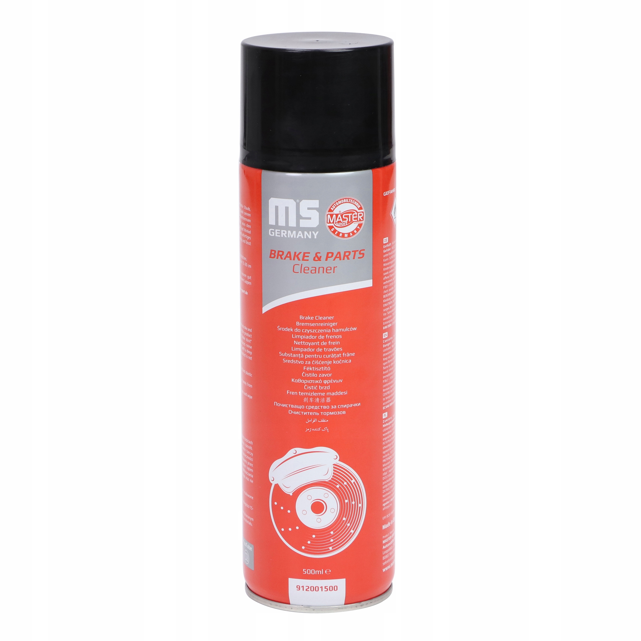 Brake Cleaner Zmywacz Do Hamulców Tarcz 500ML Bez Acetonu Master-Sport