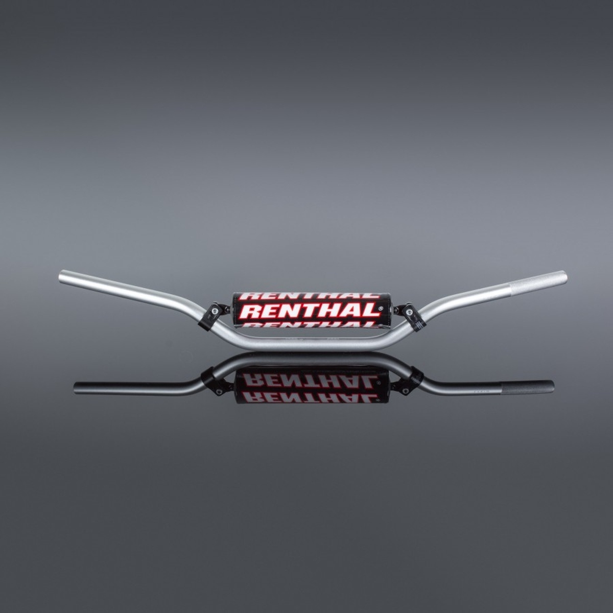 Renthal Kierownica 7/8 Cala (22MM) MX Handlebar Silver Enduro High Padded K