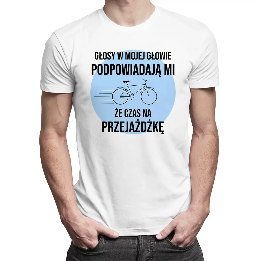

Czas na przejażdżkę koszulka dla rowerzysty