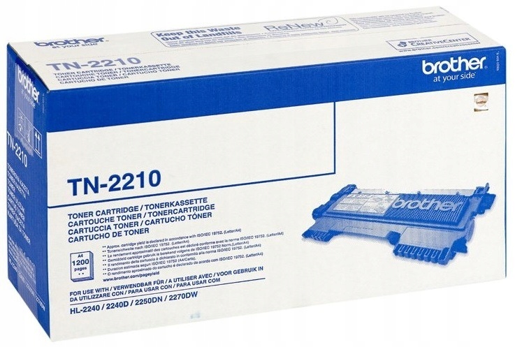 Toner BROTHER TN2210 Czarny Kolor czarny (black)