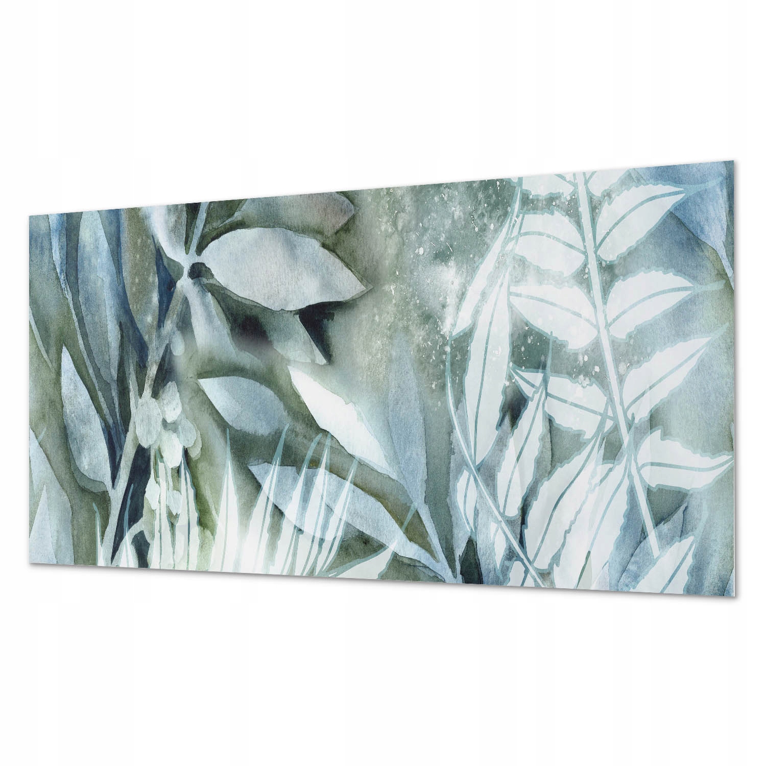 Vinylový samolepiaci panel Rastlinné vzory maľované akvarelom 120 x 60 cm