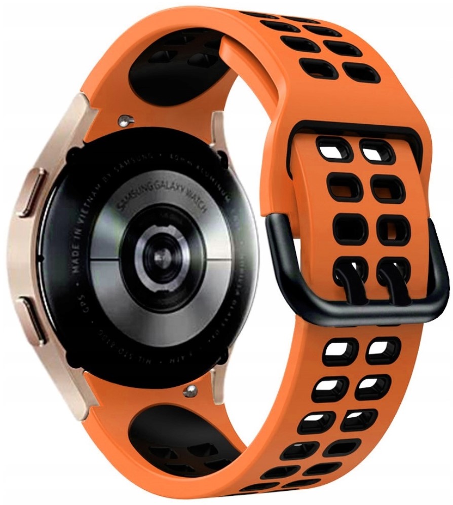 Pomarańczowo-czarny Pasek do Samsung Galaxy Watch 5 Pro 45mm