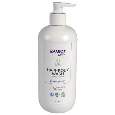 Bambo Naturalny Szampon i Żel Do Mycia Ciała 2w1