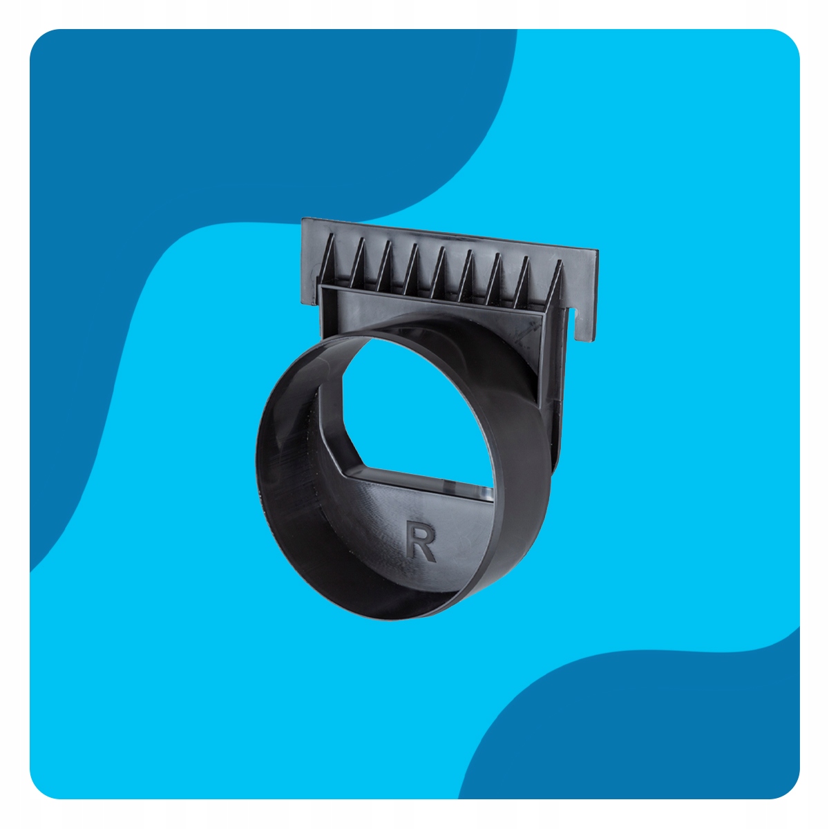 ODWODNIENIE LINIOWE ZAŚLEPKA PRAWA Z KRÓĆCEM H105 Szerokość 0.13 m