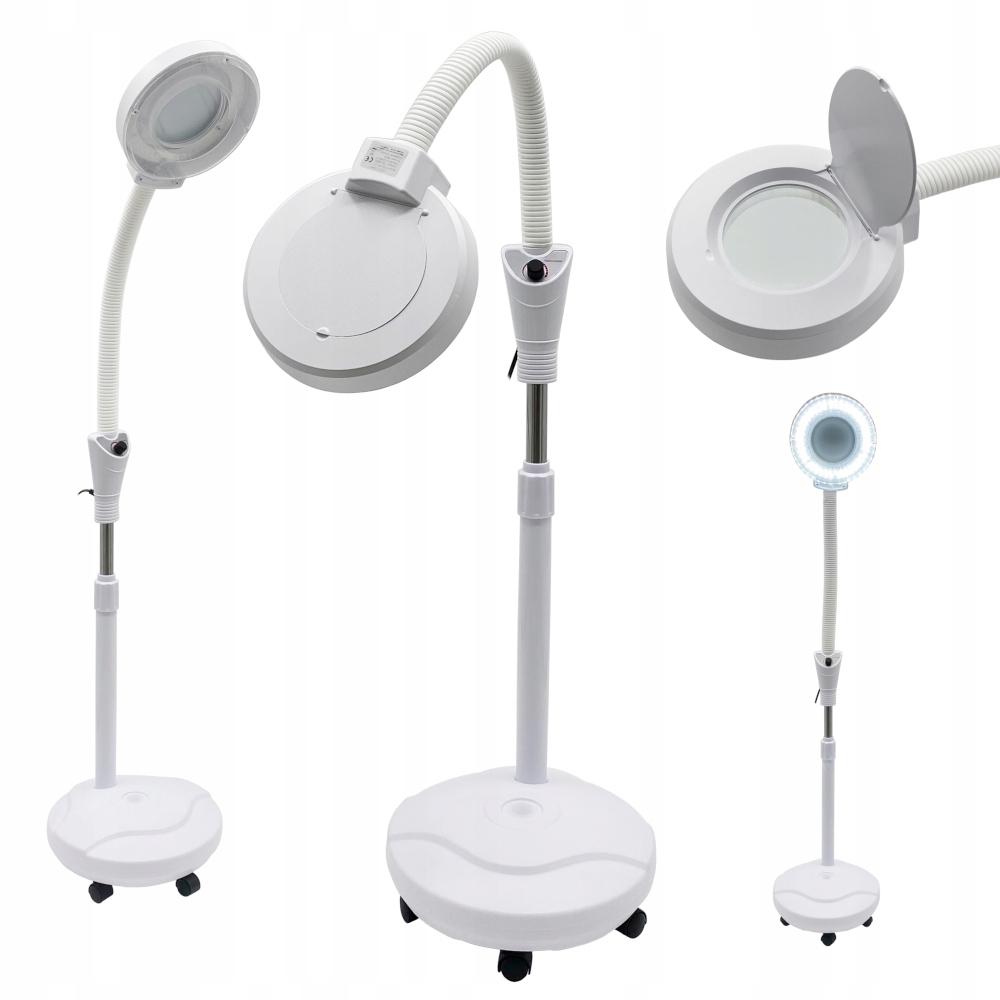 Lampa Kosmetyczna Dermatologiczna Do Tatuażu Rzęs Paznokci Led Lupa 5D L02