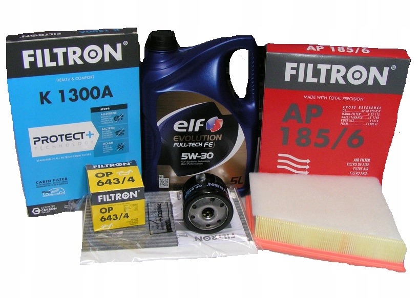 ELF 5W30+FILTRY RENAULT FLUENCE MEGANE III 1.5 DCI