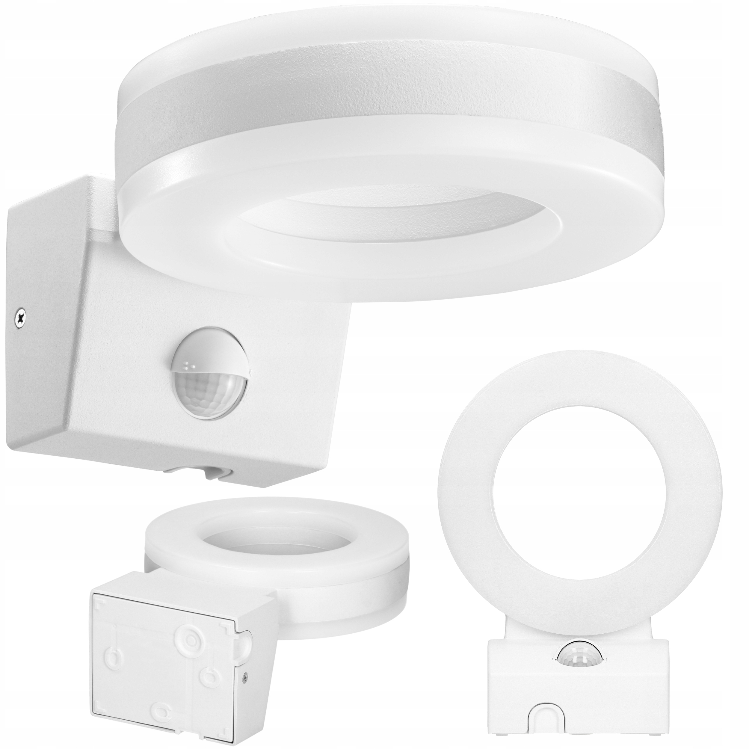 

Lampa Kinkiet Zewnętrzny Led Z Czujnik Ruchu 20W