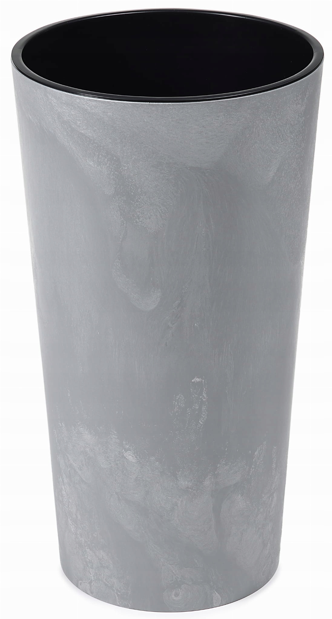 Doniczka Osłonka Lilia wys -75cm śred-40cm Efekt Betonu Szary Lamela+ Wkład