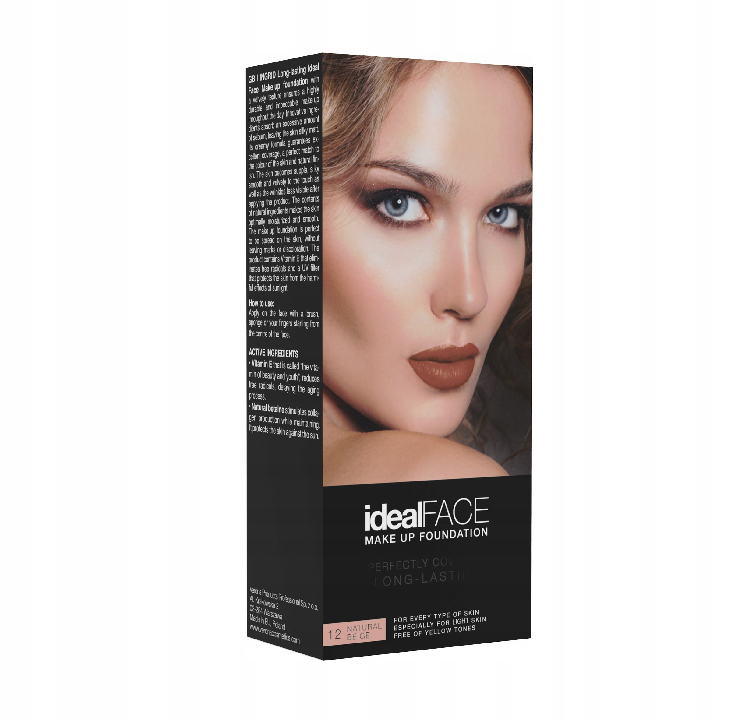 

Ingrid Ideal Face Podkład Nr 12 Naturalny Beż 30ml