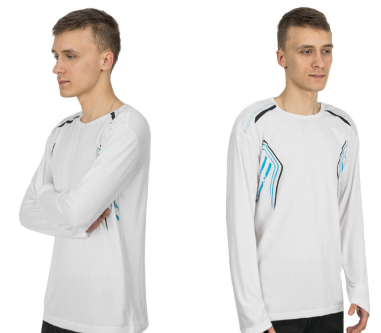 

Koszulka Męska z Długim Rękawem Long 2070 XL biała