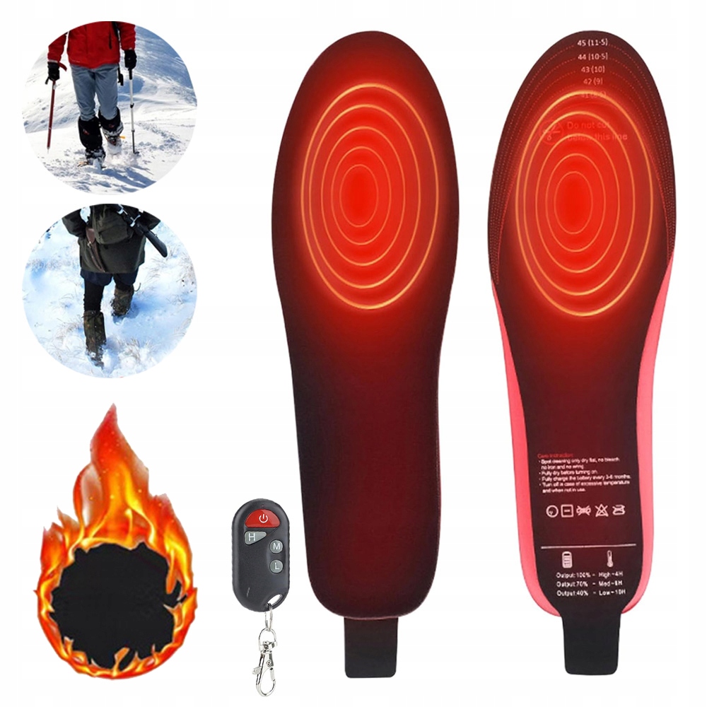 Vyhřívané Vložky Do Bot Usb Pro Lyžování, Nabíjení Rybaření